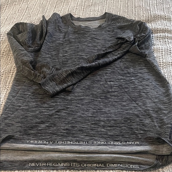 lululemon athletica Long Sleeve Shirts - Blue and Gray - Picture 6 of 13
